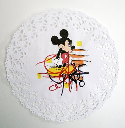 Denis BRUN - Angry Mickey with Lipstick - 2015