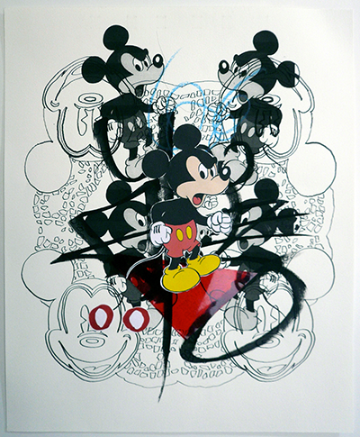 Denis BRUN - Black Angry Mouse 10 - 2015