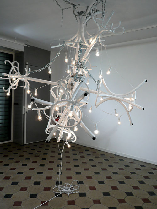 Denis BRUN Exposition desperate house lights - Marseille 2009