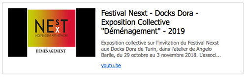 Denis BRUN - Festival Fexst Docks Dora Turin ITALIA- 2019