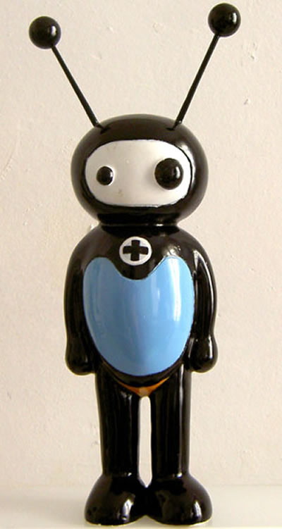 Denis Brun - Hektor - Figurine R&eacute;sine Sign&eacute;e