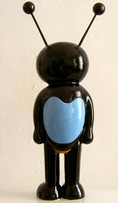 Denis Brun - Hektor - Figurine R&eacute;sine Sign&eacute;e
