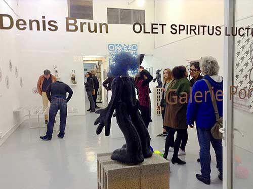 Denis BRUN - OLET SPIRITUS LUCTUS - Galerie PORTE AVION - 2017