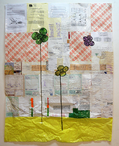 Denis Brun - 3 flowers - 2003 Denis Brun - 3 flowers - 2003