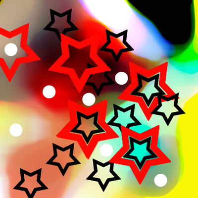 Denis BRUN Starpeace 2 - Tirage Diasec, 100 x 100 cm - 2008