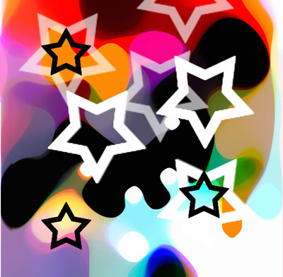 Denis BRUN Starpeace 3 - Tirage Diasec, 100 x 100 cm - 2008
