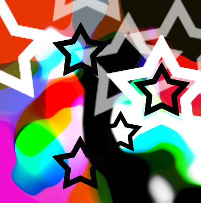 Denis BRUN Starpeace 4 - Tirage Diasec, 100 x 100 cm - 2008