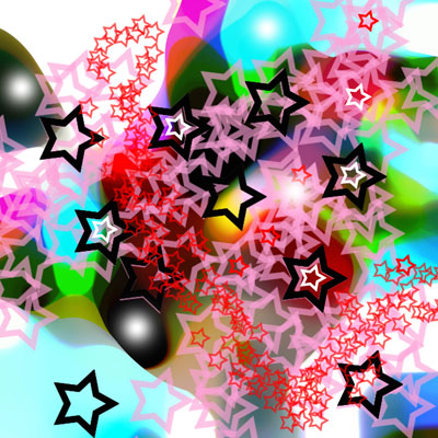 Denis BRUN Starpeace 5 - Tirage Diasec, 100 x 100 cm - 2008