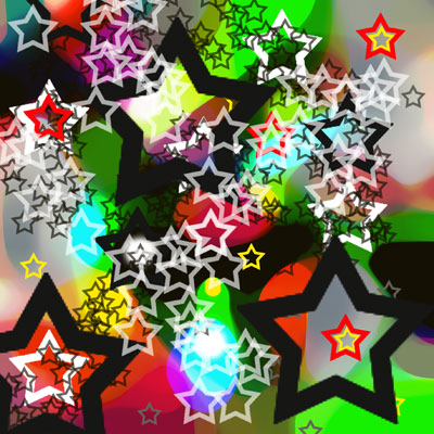 Denis BRUN Starpeace 7 - Tirage Diasec, 100 x 100 cm - 2008