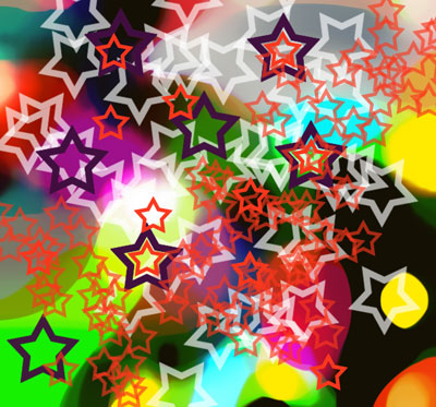 Denis BRUN Starpeace 8 - Tirage Diasec, 100 x 100 cm - 2008