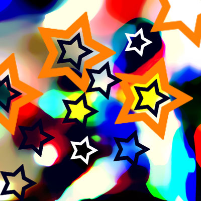 Denis BRUN Starpeace 9 - Tirage Diasec, 100 x 100 cm - 2008