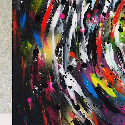 Denis BRUN, The trip 7 (Bad Painting Remix)
Peinture acrylique sur toile, bois, carton, paillettes, ruban adhésif. - 97/81/10cm - 2023 Denis BRUN, The trip 7 (Bad Painting Remix)
Peinture acrylique sur toile, bois, carton, paillettes, ruban adhésif. - 97/81/10cm - 2023